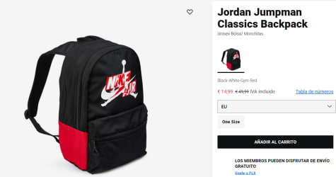 Jordan Jumpman Classics Backpack por en Foot