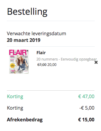 Tot 70% korting op magazines van Sanoma (Flair, AutoWeek, Story, Donald Duck, etc) Aanbiedingen