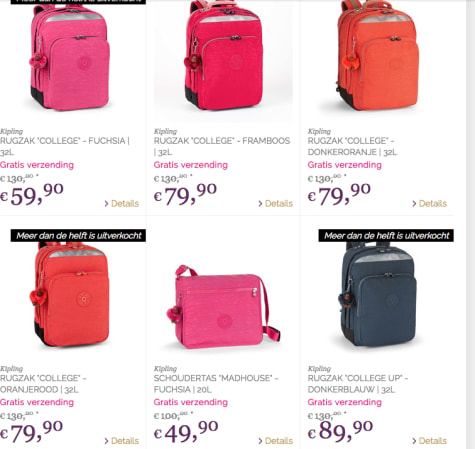 cartable kipling vente exclusive