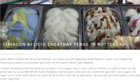 Gratis Macaron ijs [Koopgoot Rotterdam] Aanbiedingen