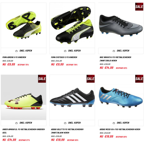 Aktiesport Mid season sale kortingen tot 85% + 10% extra dmv code