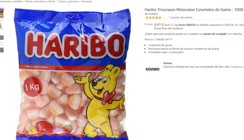 Haribo Tricorazon 1kg.