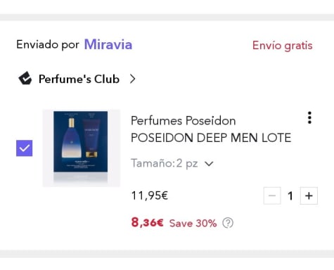 Eau de Toilette · POSEIDON · Hombre · Perfumería · El Corte Inglés (1)