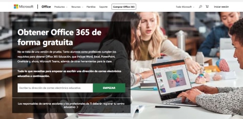 Microsoft Office 365 educación sin costo