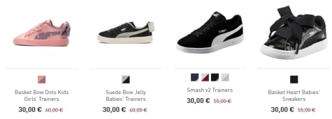 End of Season Sale bij Puma