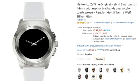 mykronoz zetime amazon