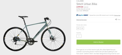 stitch urban bike