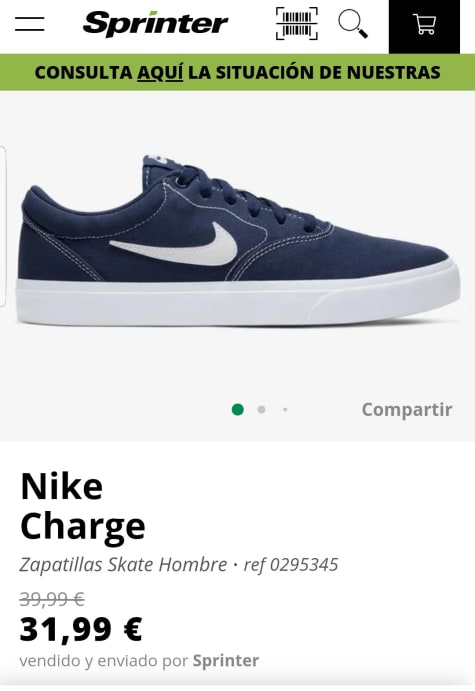 Nuevo Nike Sb Sprinter | Compra Online a Precios Super Baratos