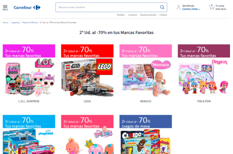 Descuento unidad Juguetes Carrefour