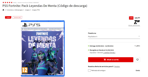 Fortnite: Pack de Leyendas de Menta para PS5