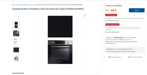 Beko BSE22120X - Conjunto Horno Multifunción y Placa Vitrocerámica -  Lacasadelelectrodomestico.com