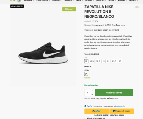 Zapatillas Nike REVOLUTION a 27,90€