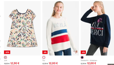 20% extra korting op alles incl. de sale bij C&A Aanbiedingen 20% extra korting op alles incl. de sale bij C&A Aanbiedingen