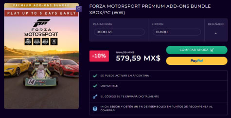 Comprar Paquete de bienvenida de Forza Horizon 5