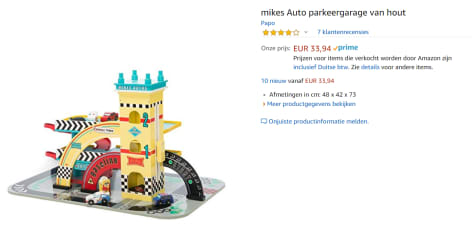 Le Toy Van Mike S Auto Garage Voor 33 82