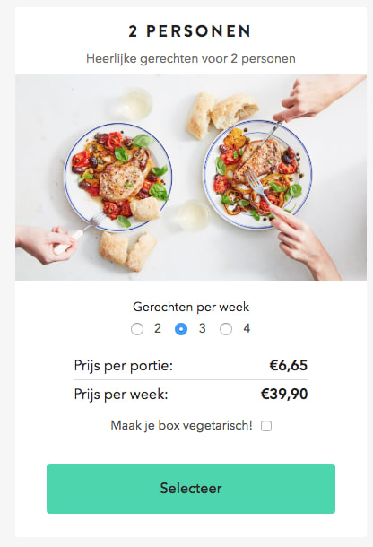 Marley Spoon Kortingscode: €25 Korting op je maaltijdbox / €2,49 per gerecht Aanbiedingen