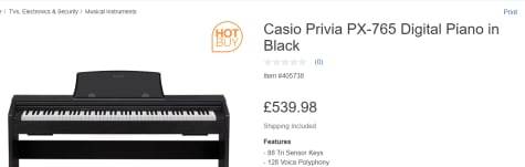 privia piano costco