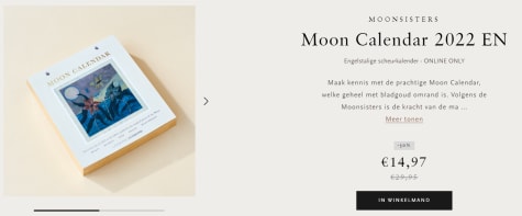 Gang Piepen biografie Rituals Moon Engelstalige scheurkalender voor €14,97 bij Rituals
