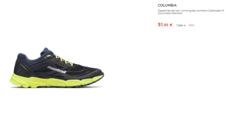 Zapatillas para Hombre Columbia Caldorado III por 51.95€ en El Corte Inglés
