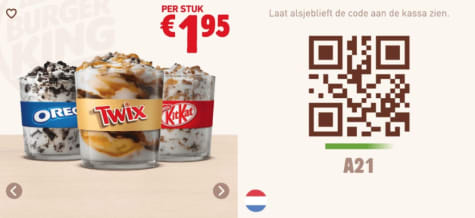 Alle Burger King kortingscodes/coupons Aanbiedingen