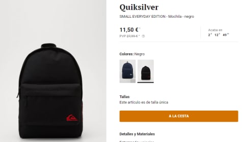 Mochila Quiksilver Hombre Small Everyday Edition