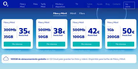 Fibra 300Mb Móvil 5G 35GB por 35€