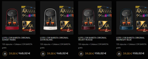 Cafetera Lor Barista Sublime + 150 capsulas por solo 59€ vuelve la