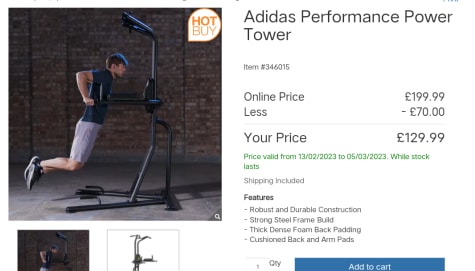 Adidas Performance Power Tower