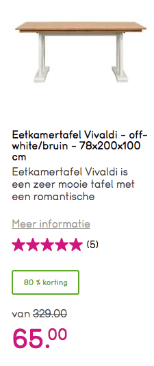 Tot 80% Korting op de allergrootste sale ooit bij Leen Bakker Aanbiedingen