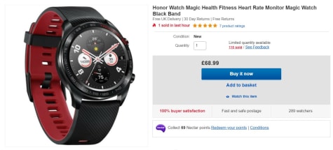 honor watch magic ebay