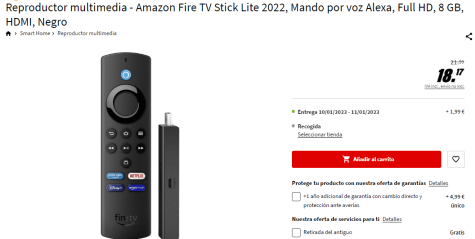 Comprar  Fire TV Stick 2021 - Mando control Alexa
