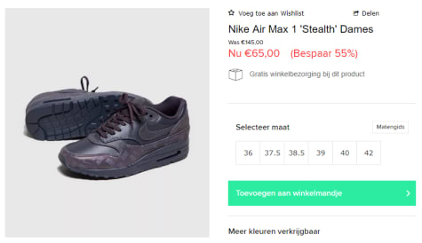 nike air max 1 stealth