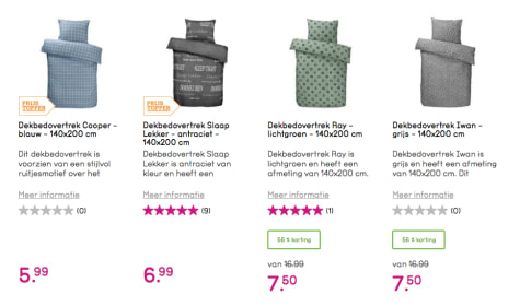 Tot 80% Korting op de allergrootste sale ooit bij Leen Bakker Aanbiedingen