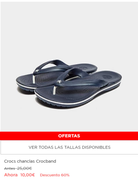 chanclas hombre jd