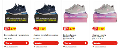 Skechers dames en sneakers voor €37,99 bij Kruidvat Skechers dames en sneakers voor €37,99 bij Kruidvat