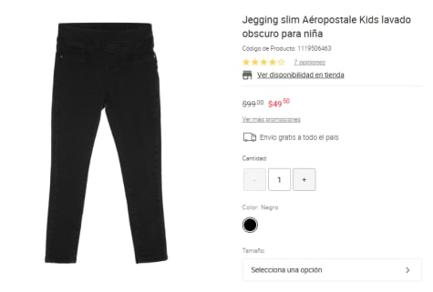 Jegging A ropostale para ni a por 49.50 en Liverpool