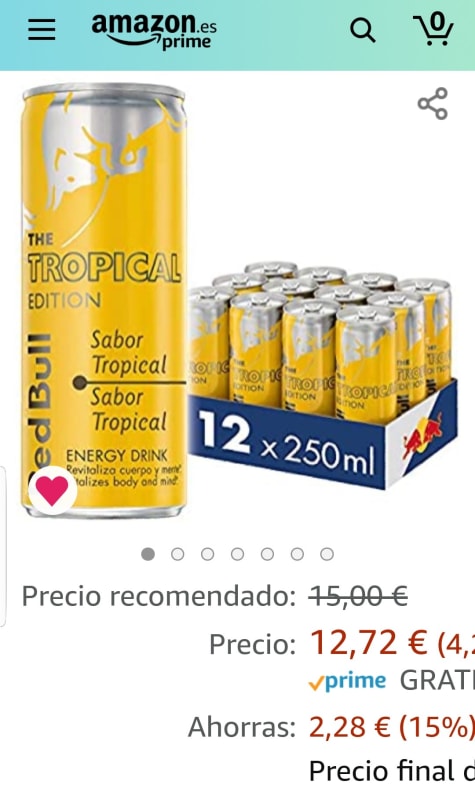 Pack de RED Tropical por 12,72€.