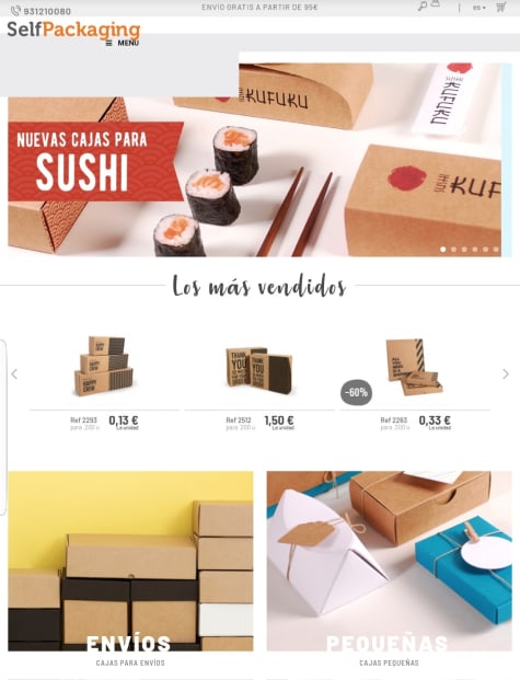 Cajas para Ropa y Complementos - SelfPackaging