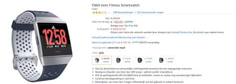 fitbit ionic adidas amazon