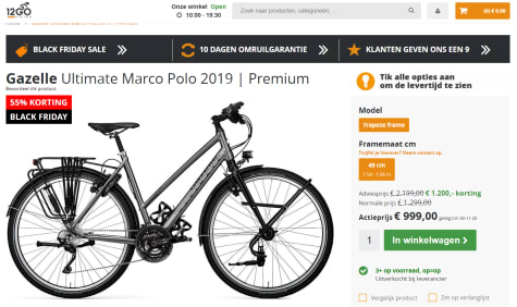 Presentator voorzichtig Dicteren Gazelle Ultimate Marco Polo | Premium voor €999 bij 12GO Bike