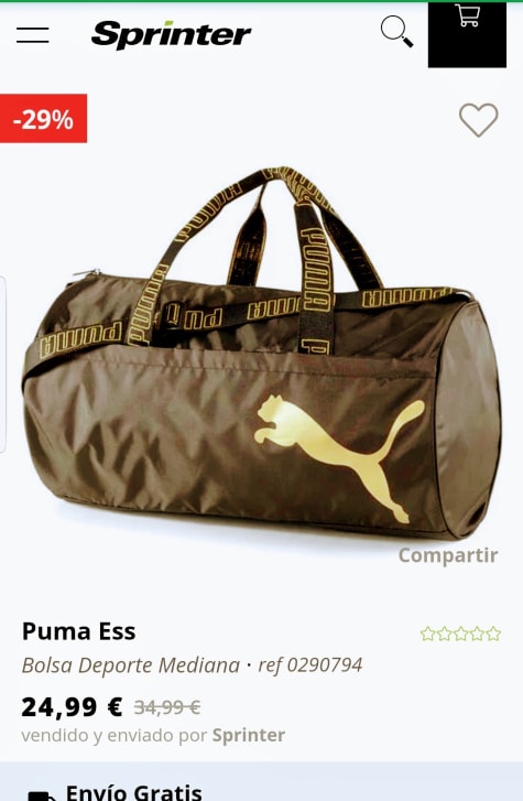 Ess de Deporte Mediana 24,99€.