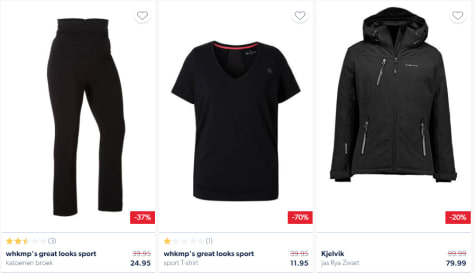 Tot 70% korting op sportkleding Tot ruim 70% korting op truien