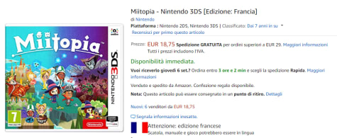 amazon miitopia