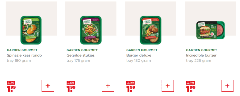 Alle producten van Garden Gourmet voor €1,99 Aanbiedingen