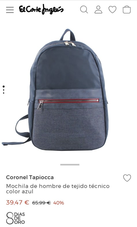 Mochila CORONEL TAPIOCCA Mujer