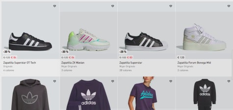 Cupón de 30% de ahorro en Adidas