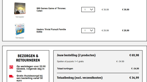 1+1 Gratis op alle spellen en puzzels bij Kruidvat Aanbiedingen