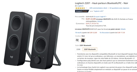 logitech z207 amazon