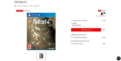 PS4 Fallout 4 por 9,99€ en Mediamarkt