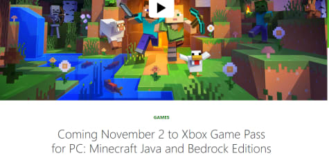 gamepass minecraft java